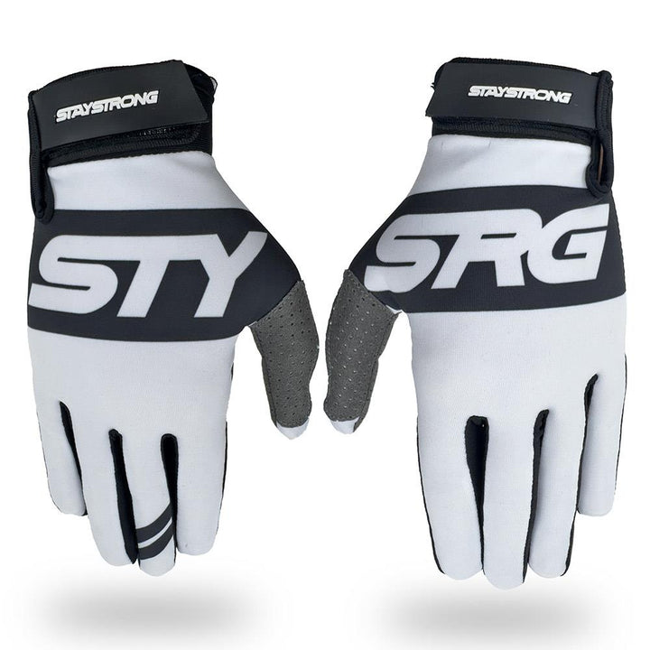 Stay Strong Classic Youth Gloves - White