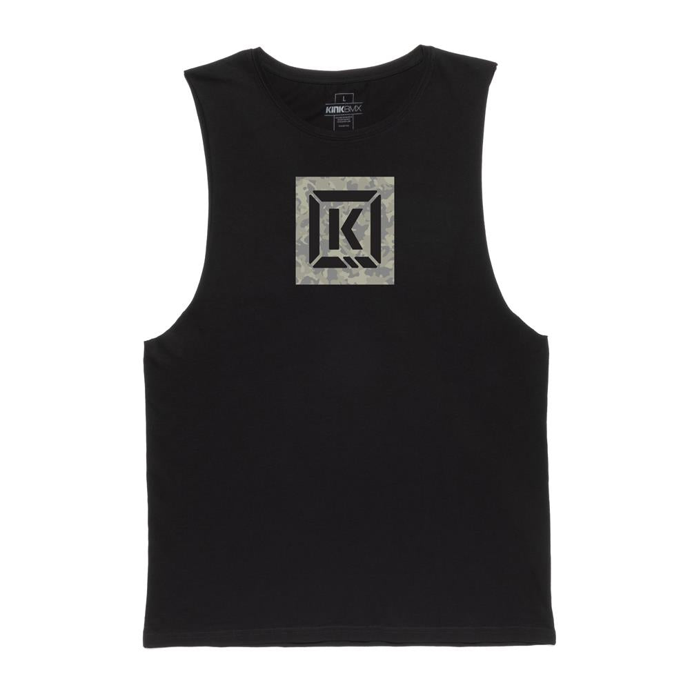 Kink Camo Tank Top - Black