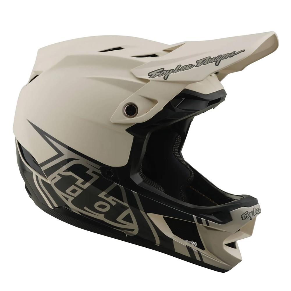 Troy Lee D4 Composite Race Helmet - Stealth Pumice