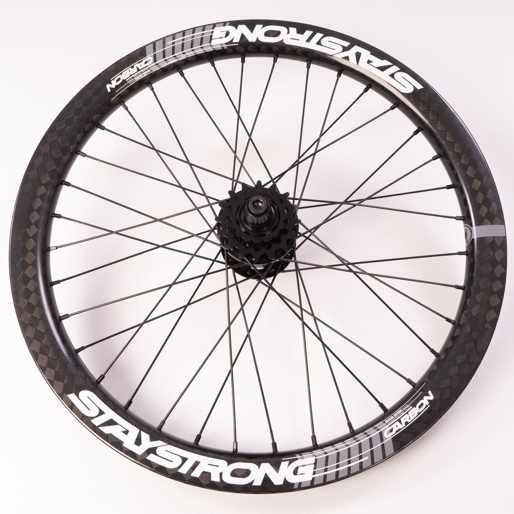 Stay Strong Carbon Race DVSN V3 20" Disc Race Wheelset - Carbon/ 1.75"