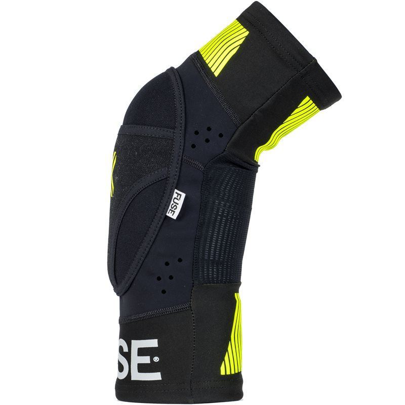 Fuse Omega Knee Pads - Black/ Neon Yellow