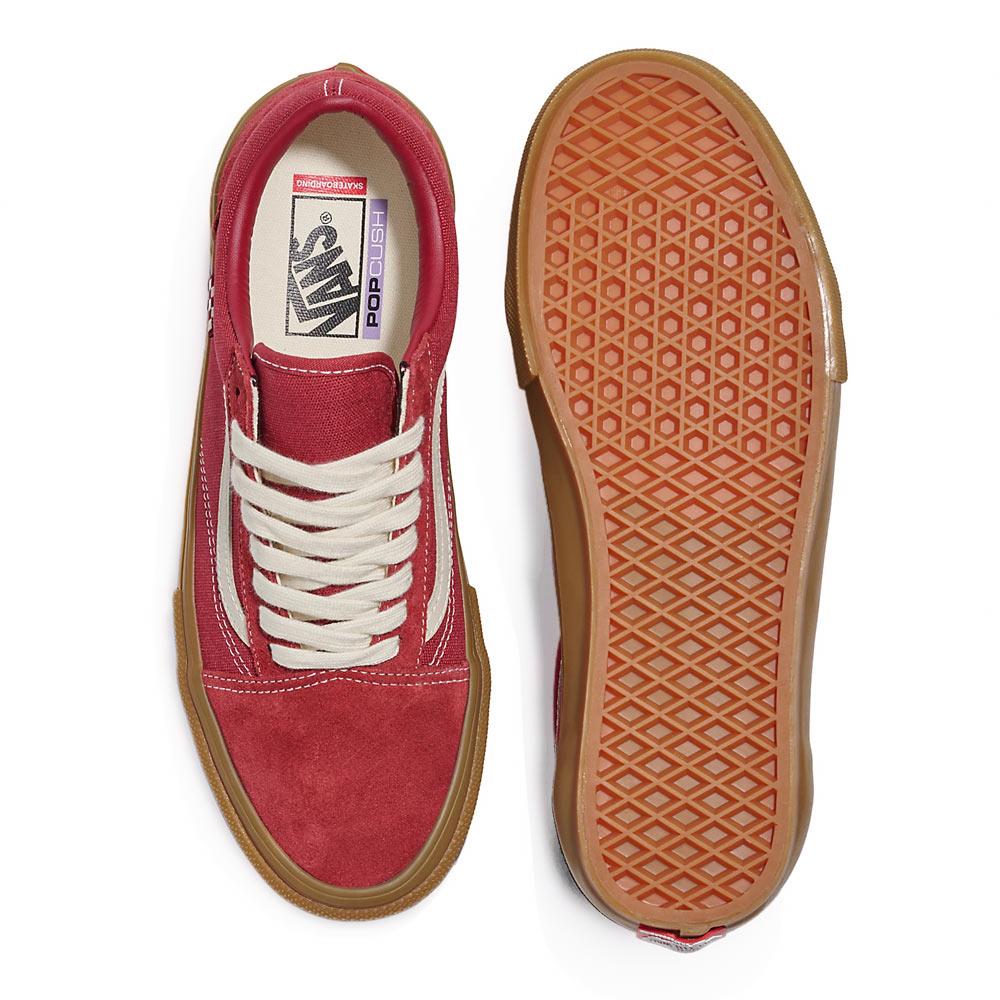 Vans Skate Old Skool Red/Gum – Source BMX US
