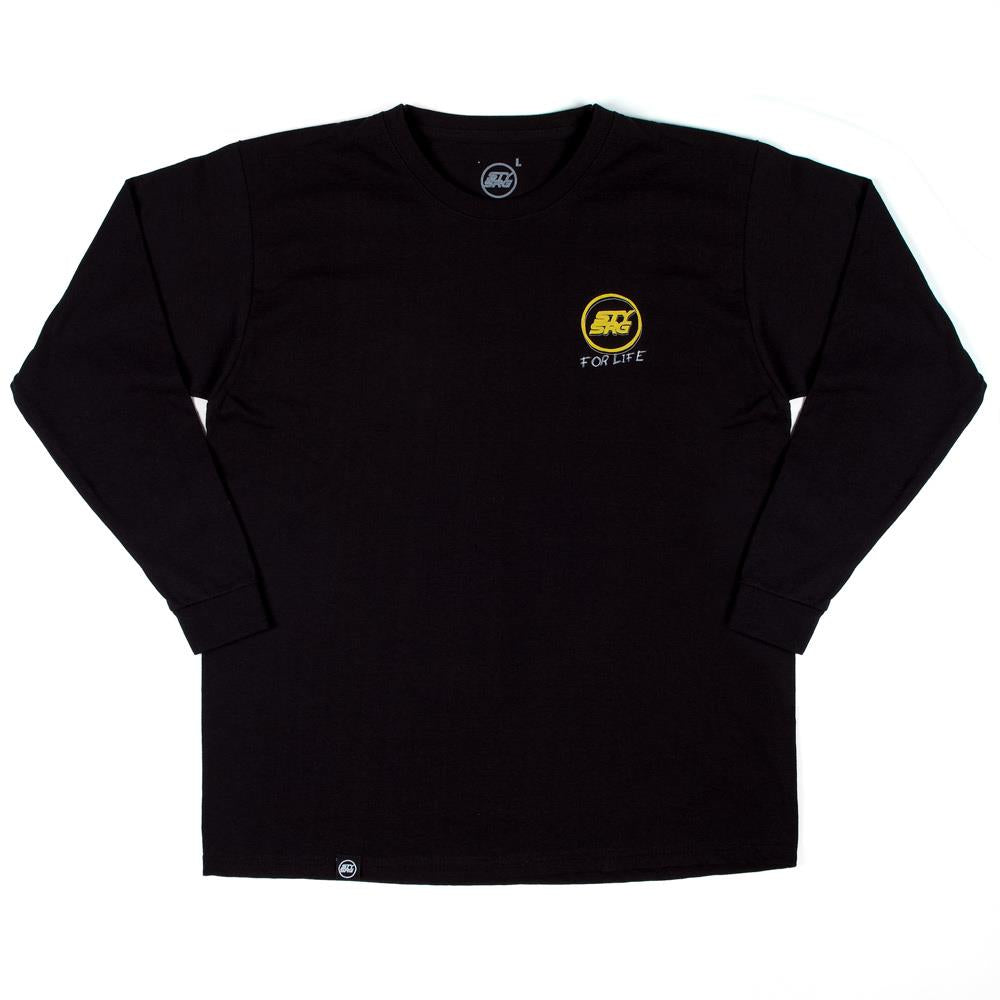 Stay Strong Scarabocchi manica lunga Giovani Maglietta - Nero