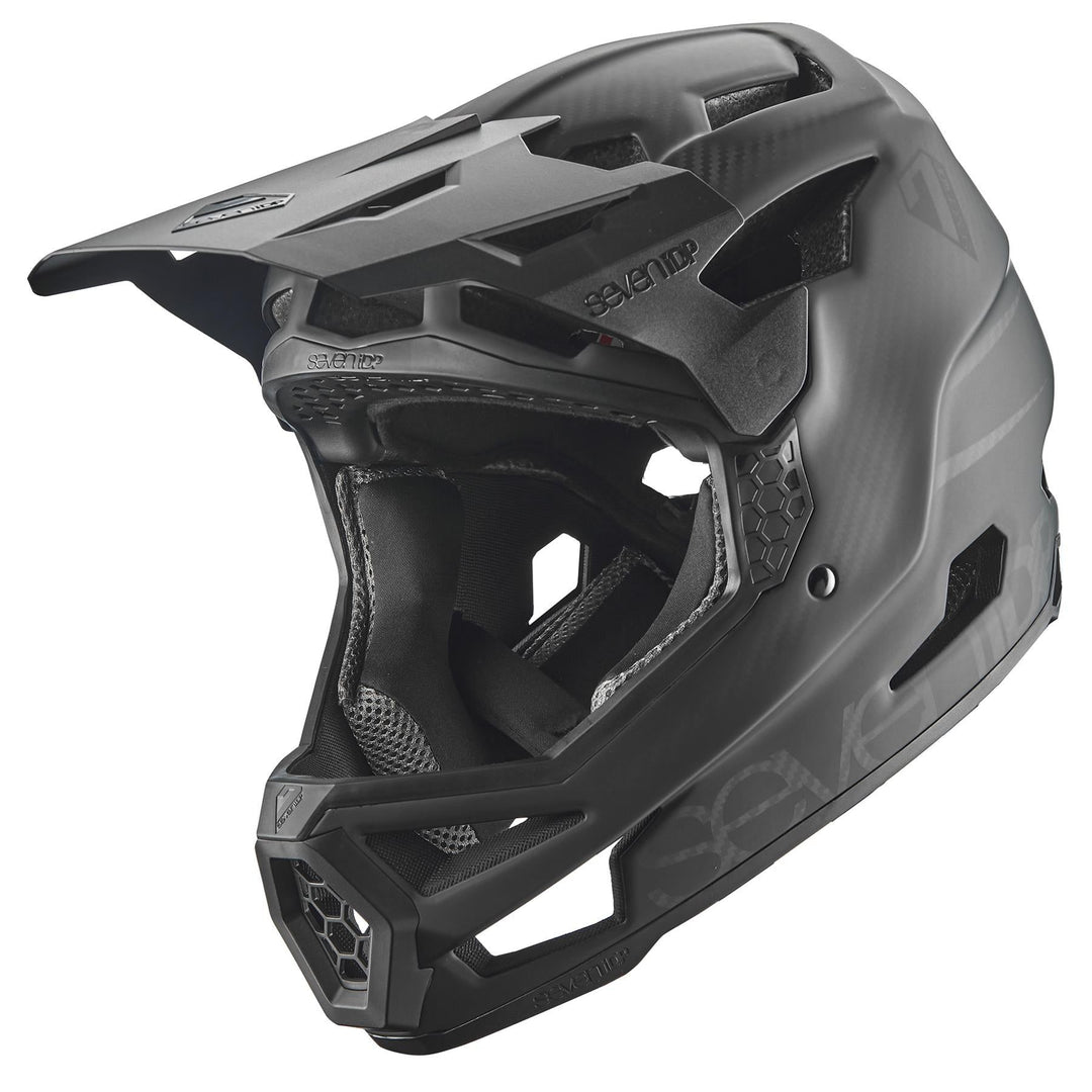 Seven iDP Project 23 Carbon Race Helmet - Black/Raw Carbon