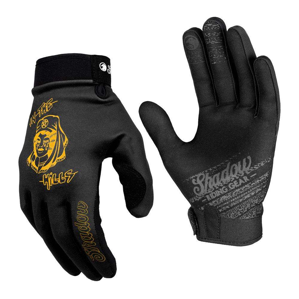 Shadow x In The Hills Gang Conspire Gloves - Black/Yellow