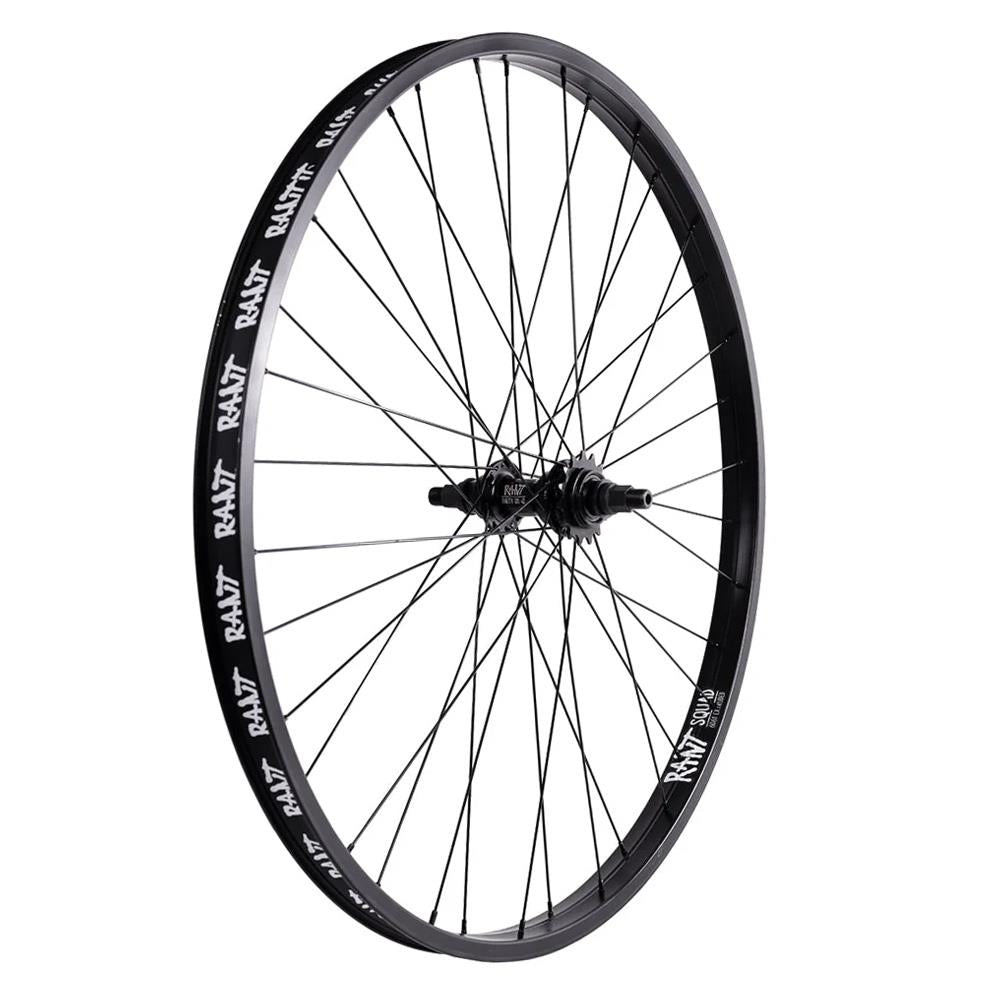 Rant Party On V2 29" Rear Cassette Wheel 36H 15T - Black - RHD