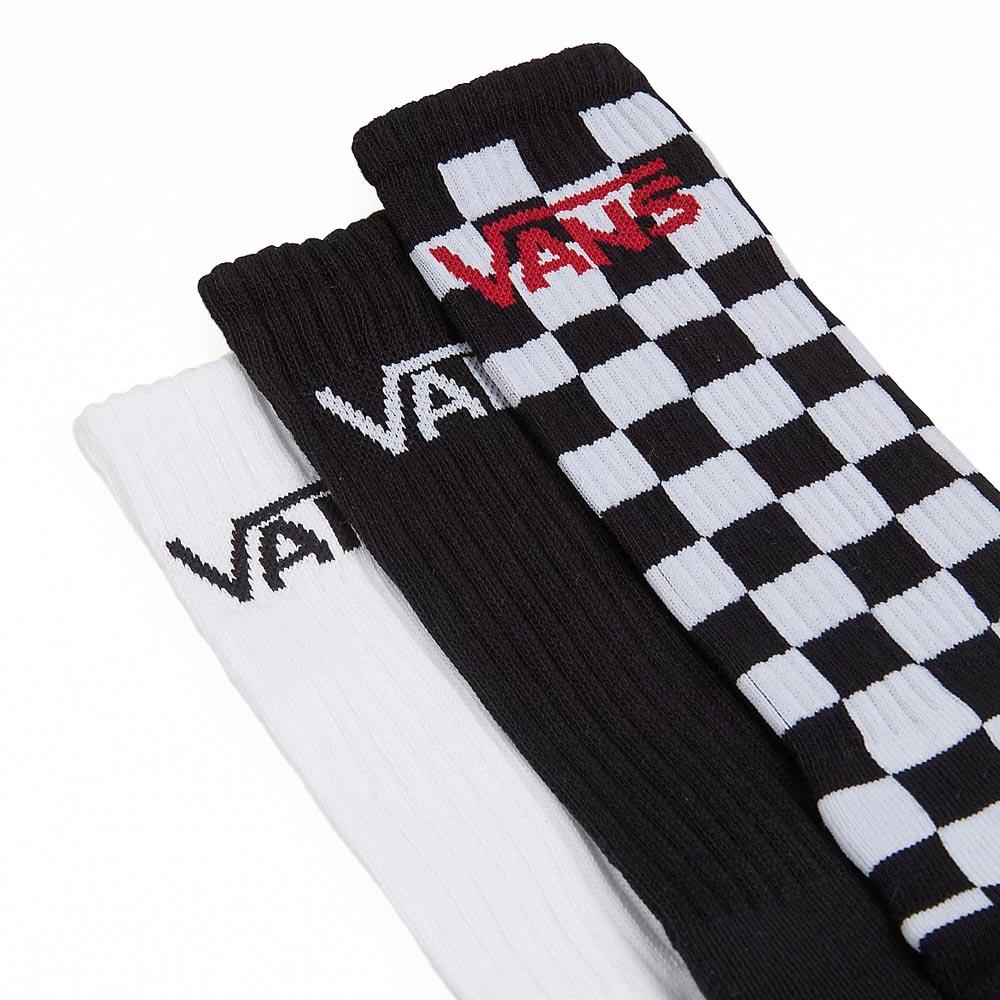 Vans Classic Crew Socks 3-Pack - Black/White