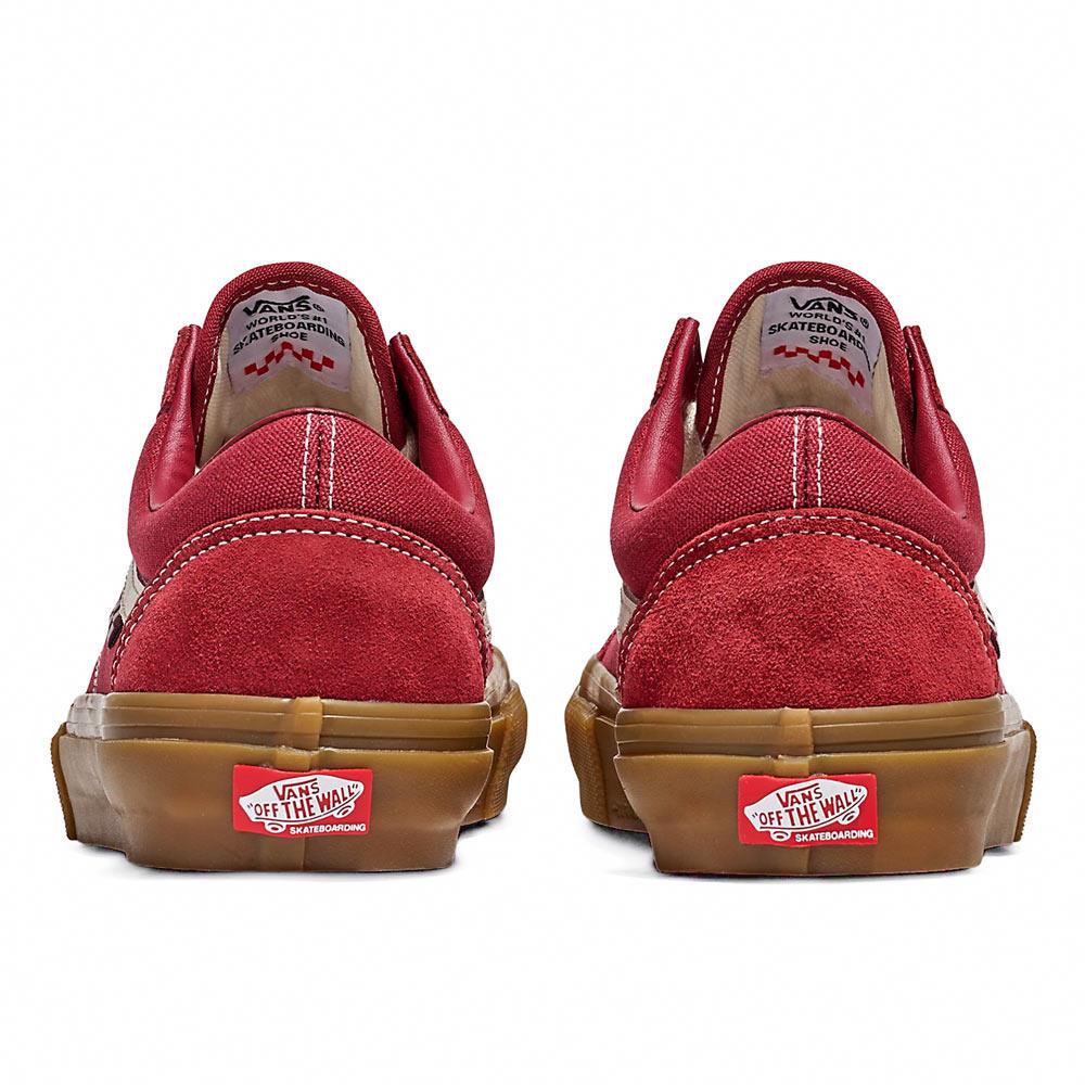 Vans Skate Old Skool - Red/Gum