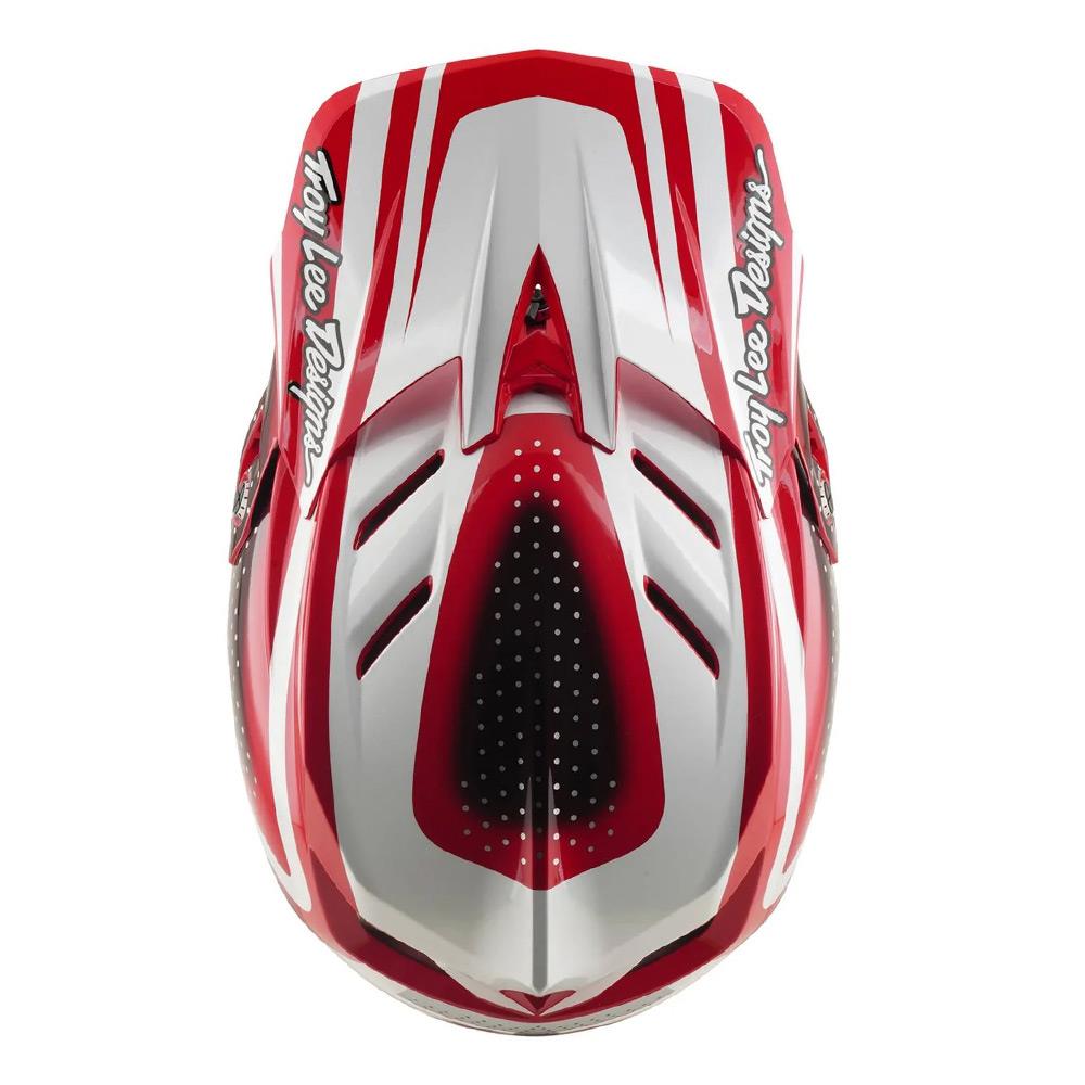 bike helmets troy lee designs Troy Lee D4 Polyacrylite MIPS Race Helmet - The Line Fire/White – Source BMX