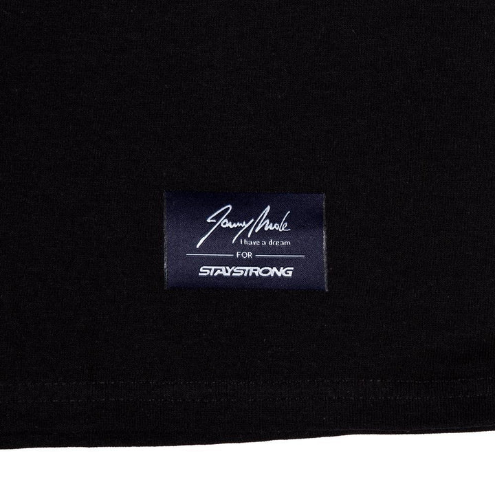 Stay Strong X Jonny Mole Explotó camiseta de manga larga - Negro