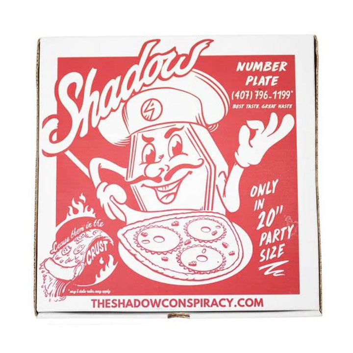 Shadow Placa de matrícula de enclavamiento de conspiración