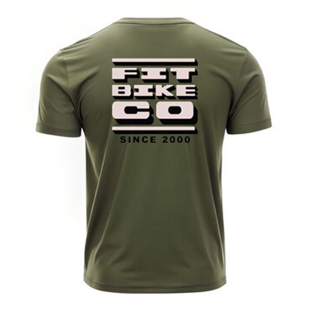 Fit Y2K T-shirt - Army Green