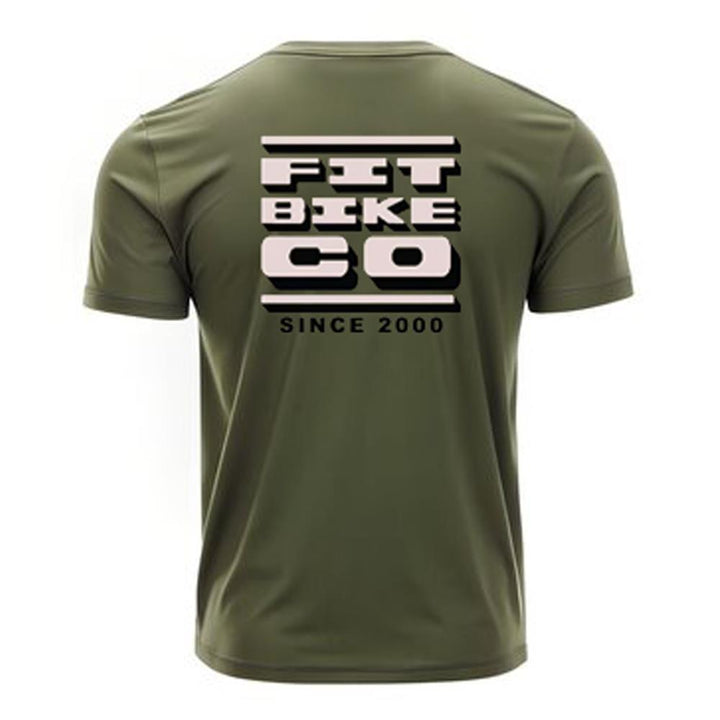 Fit Y2K T-shirt - Army Green