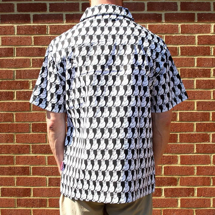 Lovenskate Let Others Open Your Mind Button-Up Shirt - Black/White