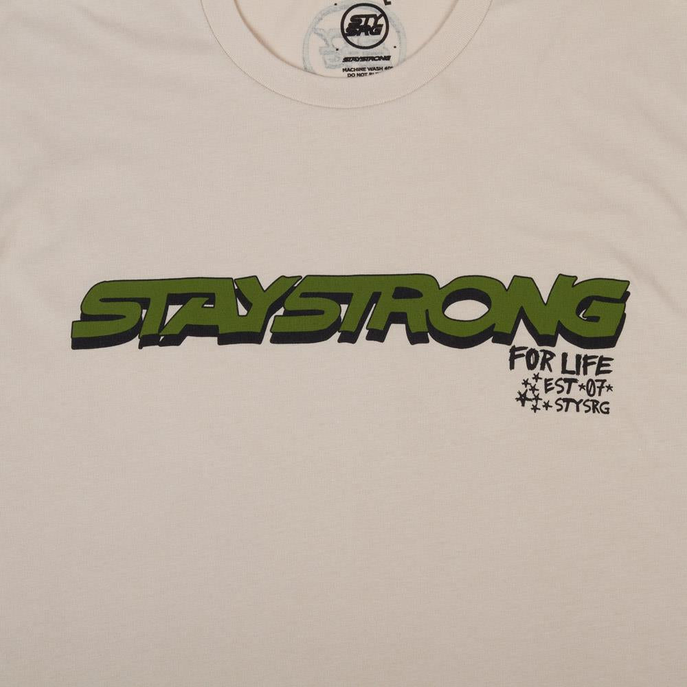 Stay Strong T-shirt freestyle - crème douce