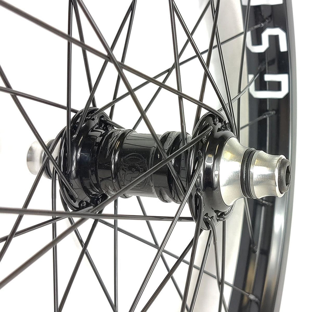 Profile Mini / G-sport Rollcage Custom Frontrad mit DB -Speichen - Schwarz