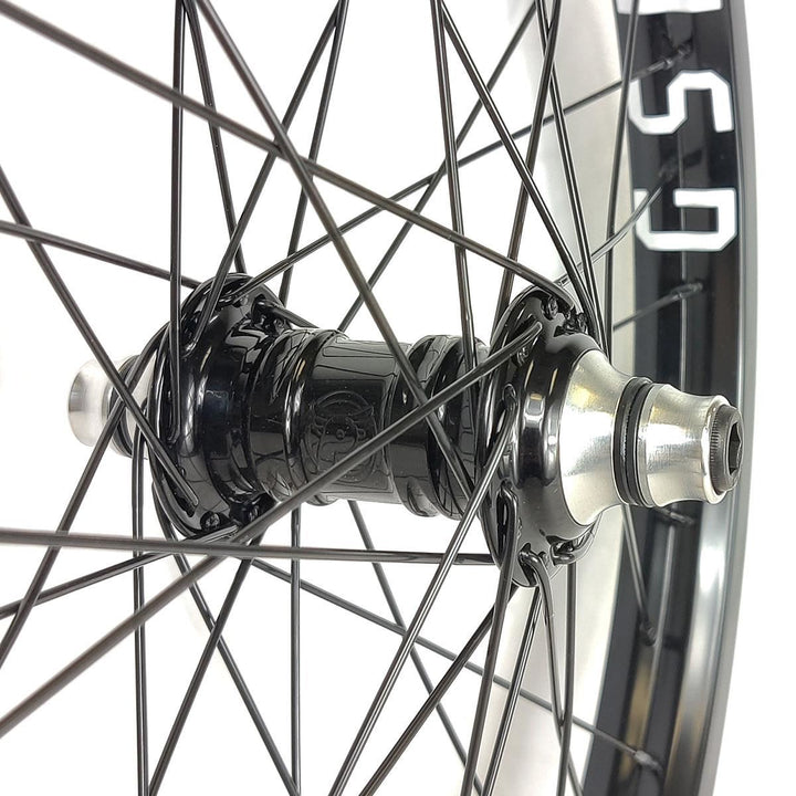 Profile Mini / G-sport Rollcage Custom Frontrad mit DB -Speichen - Schwarz