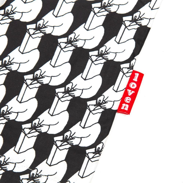 Lovenskate Let Others Open Your Mind Button-Up Shirt - Black/White