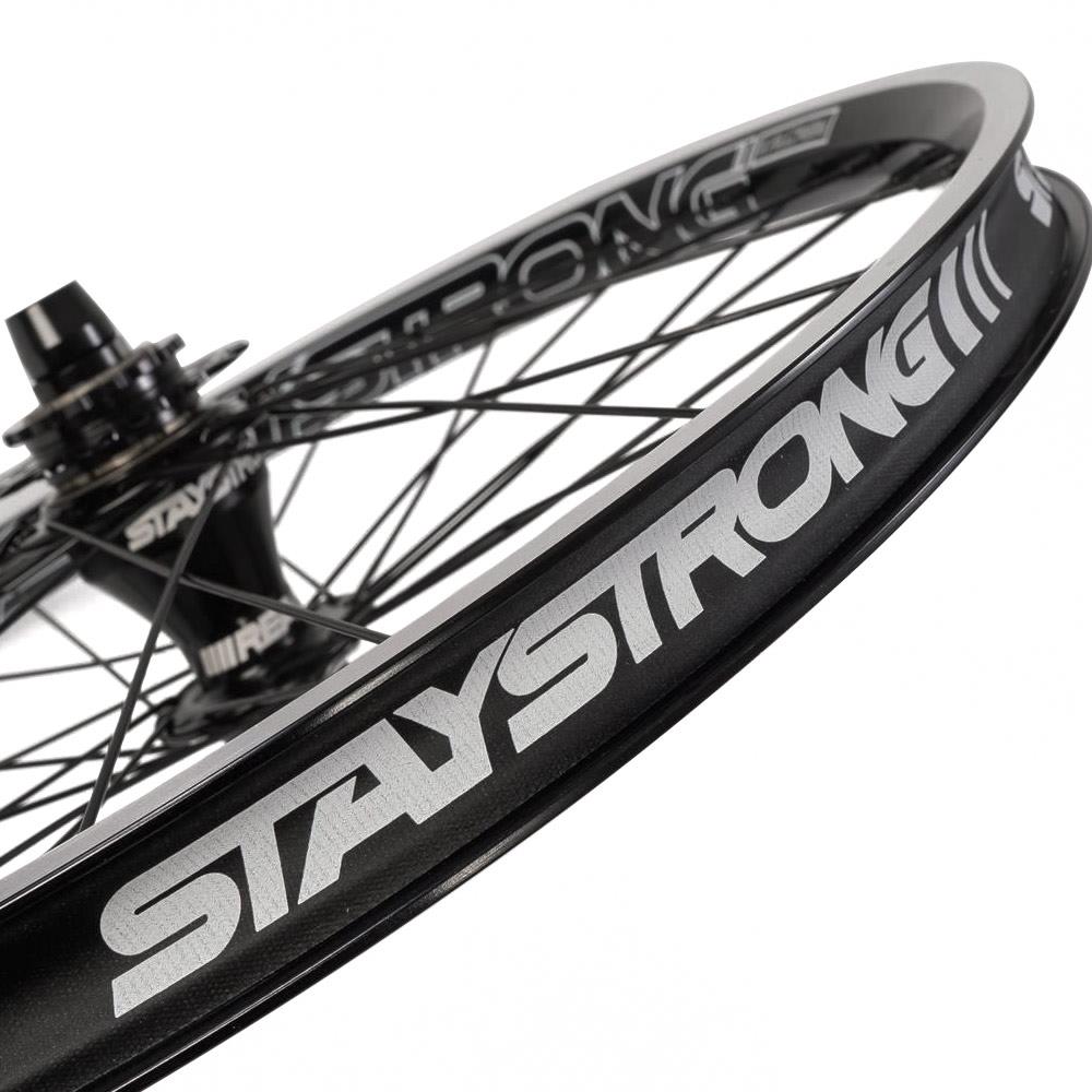 Stay Strong Reactiv 2 20 "Race Wheelset - Schwarz/ 1.75"