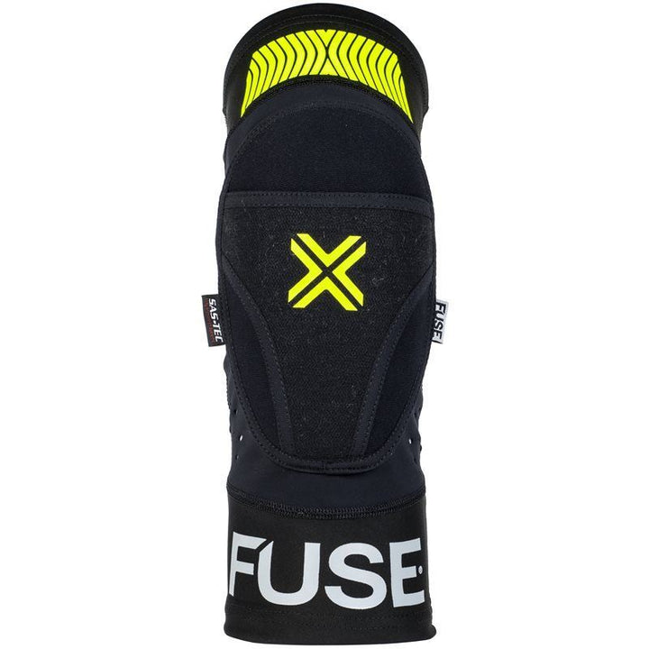 Fuse Omega Knee Pads - Black/ Neon Yellow