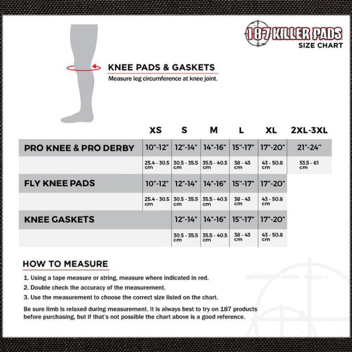 187 Killer Pads Combo Pack Knee and Elbow - Black