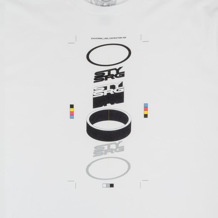 Stay Strong x Jonny Mole Construction T-Shirt - White