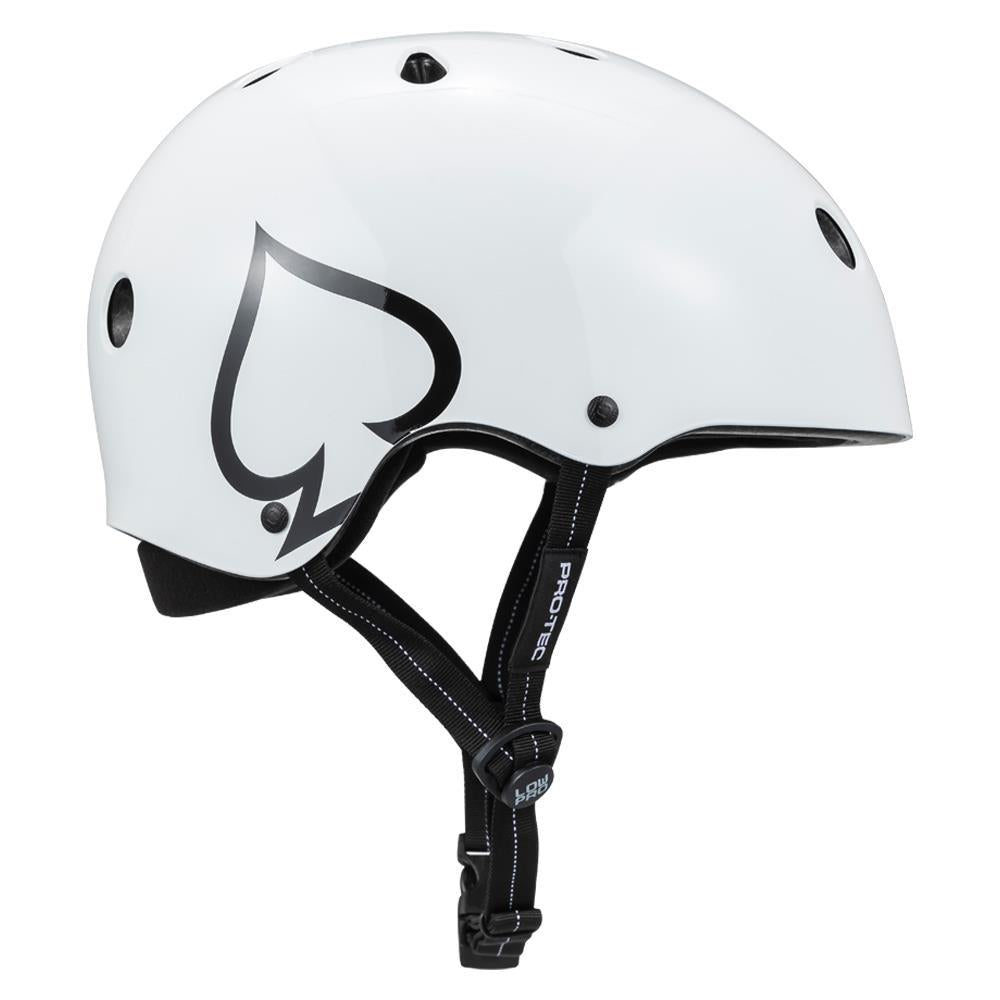 Pro-Tec Low Pro Helmet - Gloss White
