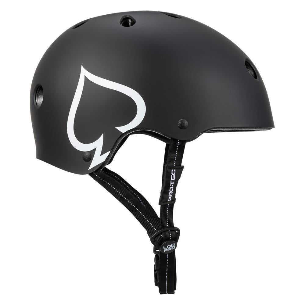 bass pro bike helmets Pro Tec Low Pro Certified Helmet -MATTE Black XS/S