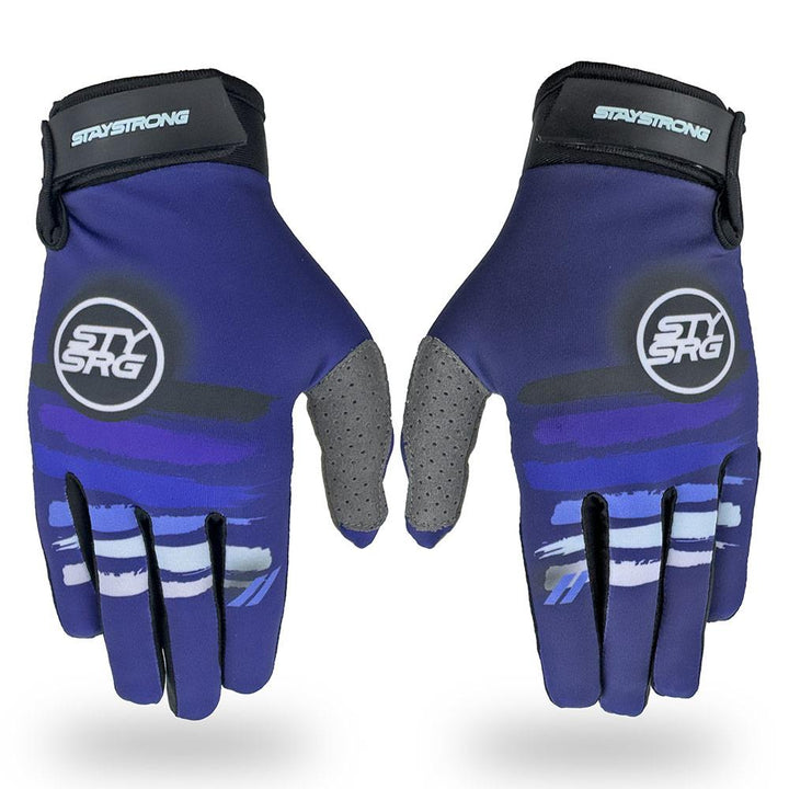 Stay Strong Paint Youth Gloves - Navy