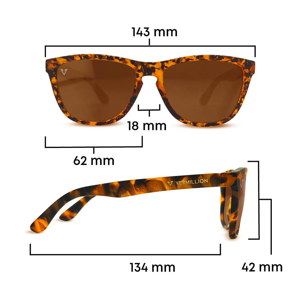 Vermillion Endy Sunglasses - Dennis Enarson Signature - Tortoise/Brown