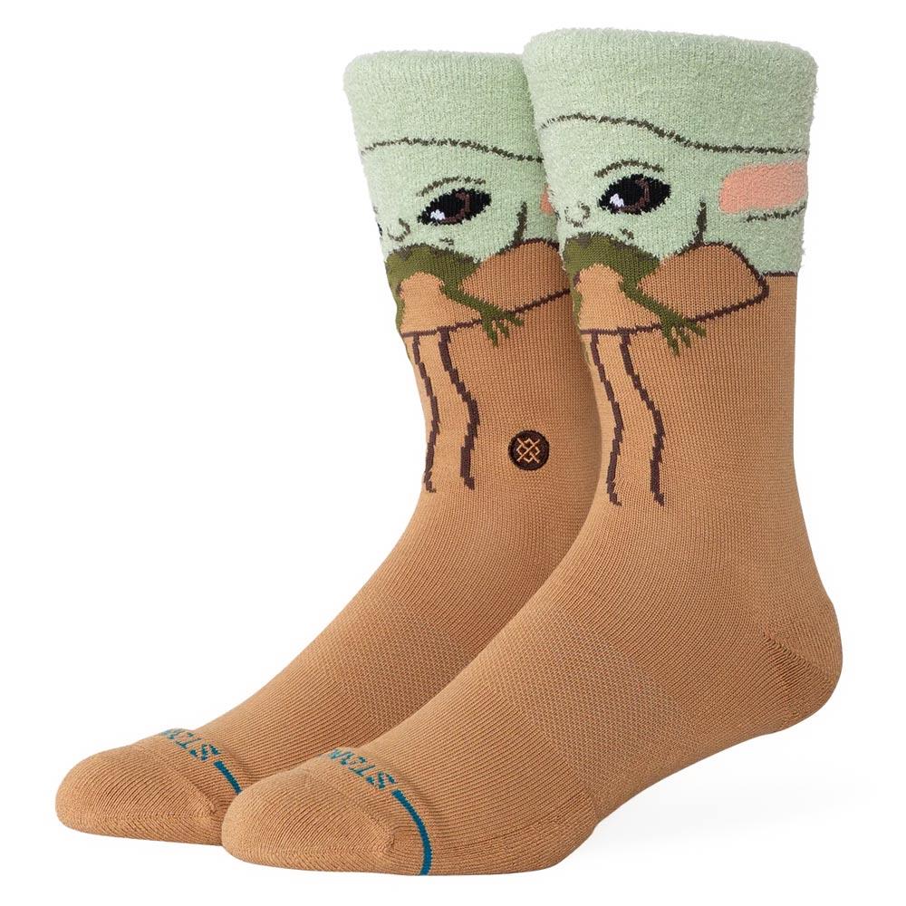 Stance Grogu Hungry Crew Socks - Green - Large