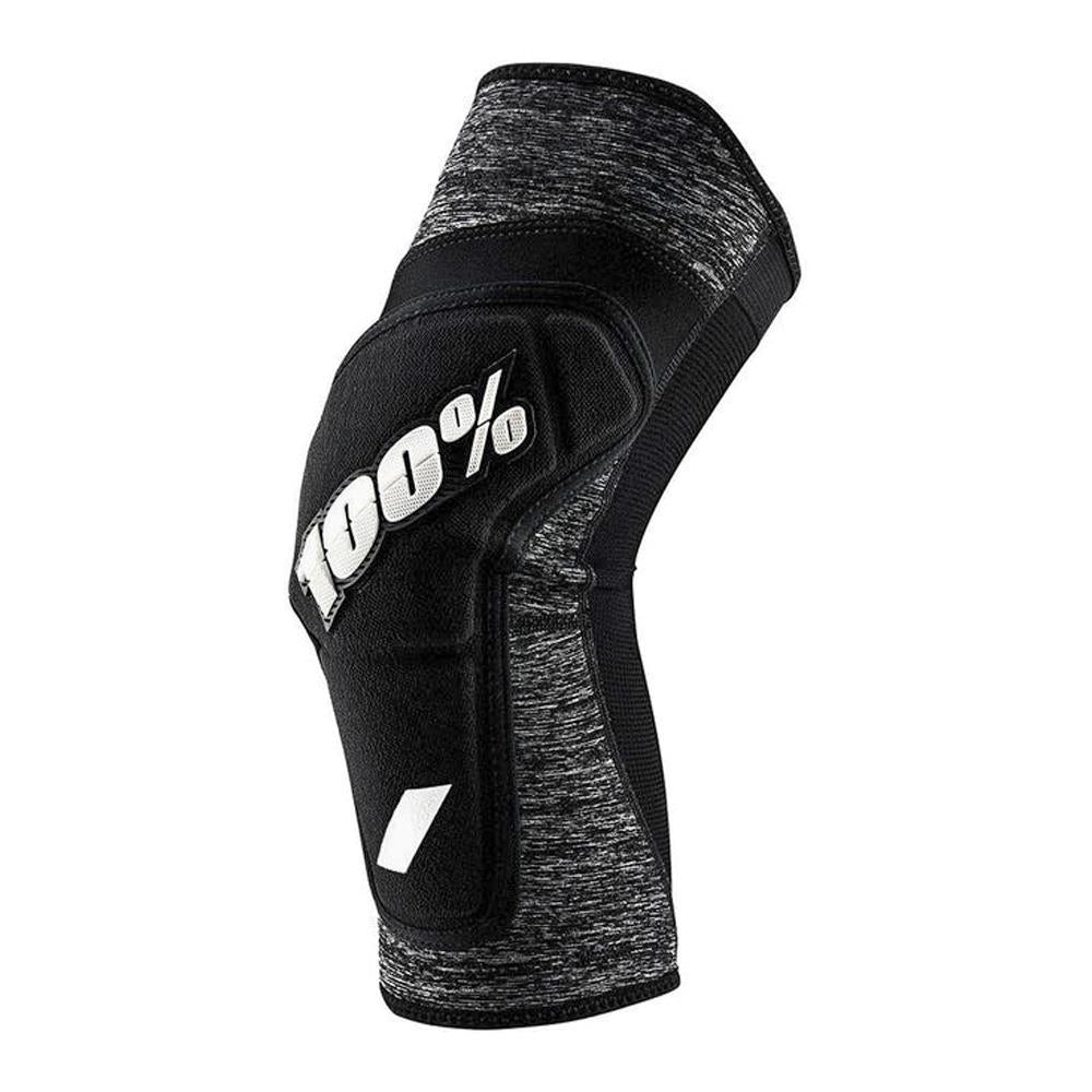 100% Ridecamp Knee Pads - Heather Grey/Black