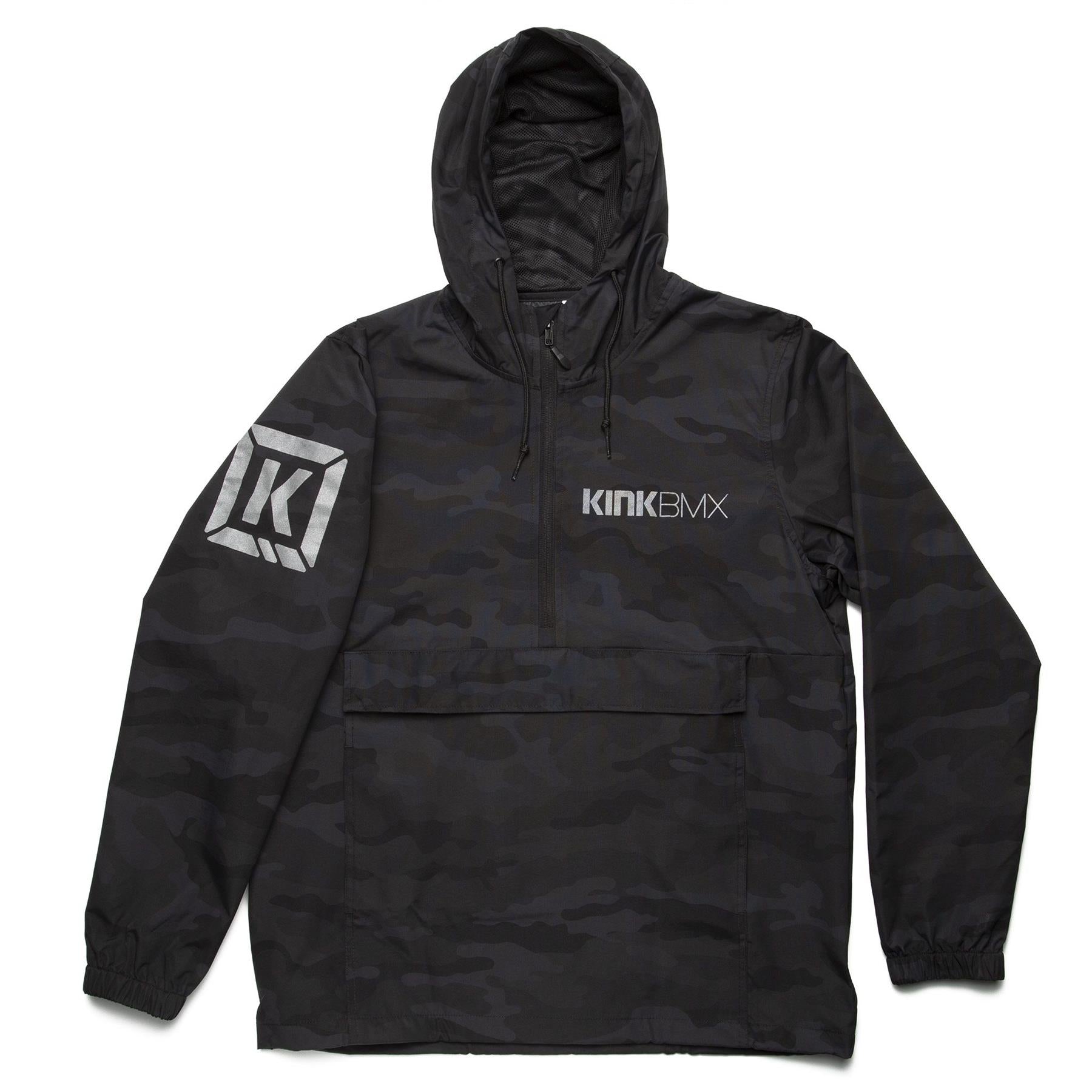 Kink Special Ops Pullover Jacket - Black Camo