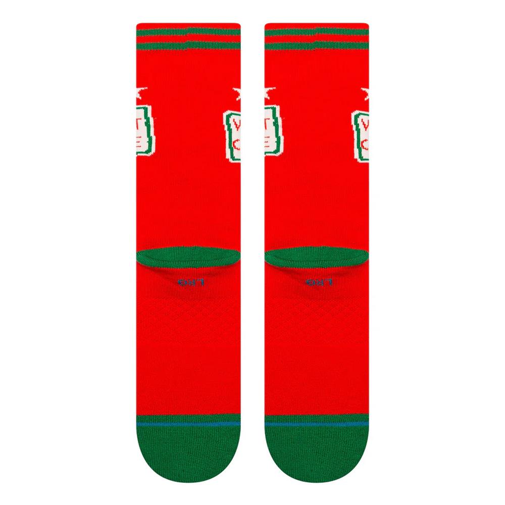 Stance Worlds Best Socks - Red - Large