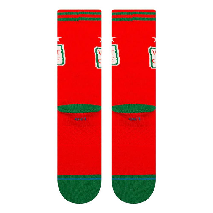 Stance Worlds Best Socks - Red - Large