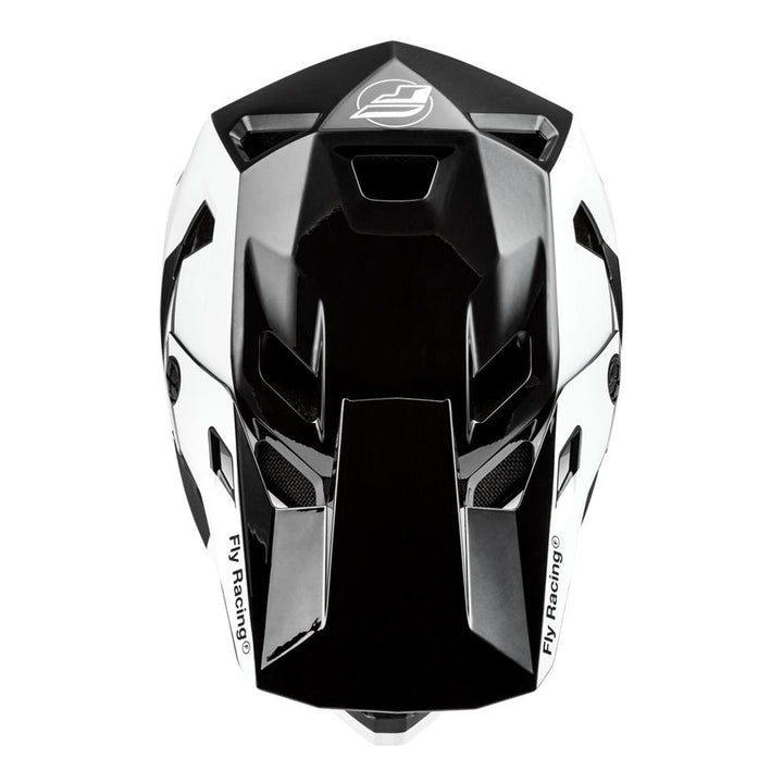 Fly Racing Rayce Helmet - Black/White/Grey
