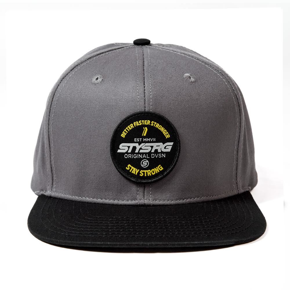 Stay Strong BFS Circle Patch Snapback Cap - grigio/Nero