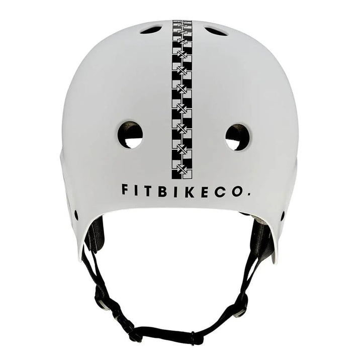 Pro-Tec Full Cut FIT Checkered Helmet - Light Grey
