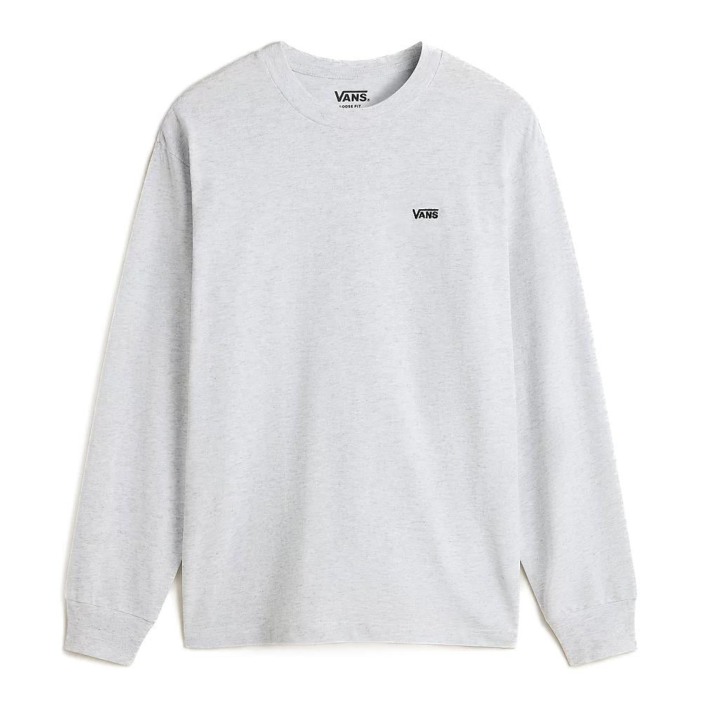 Vans Left Chest II Loose Long Sleeve T-shirt - Light Grey Heather