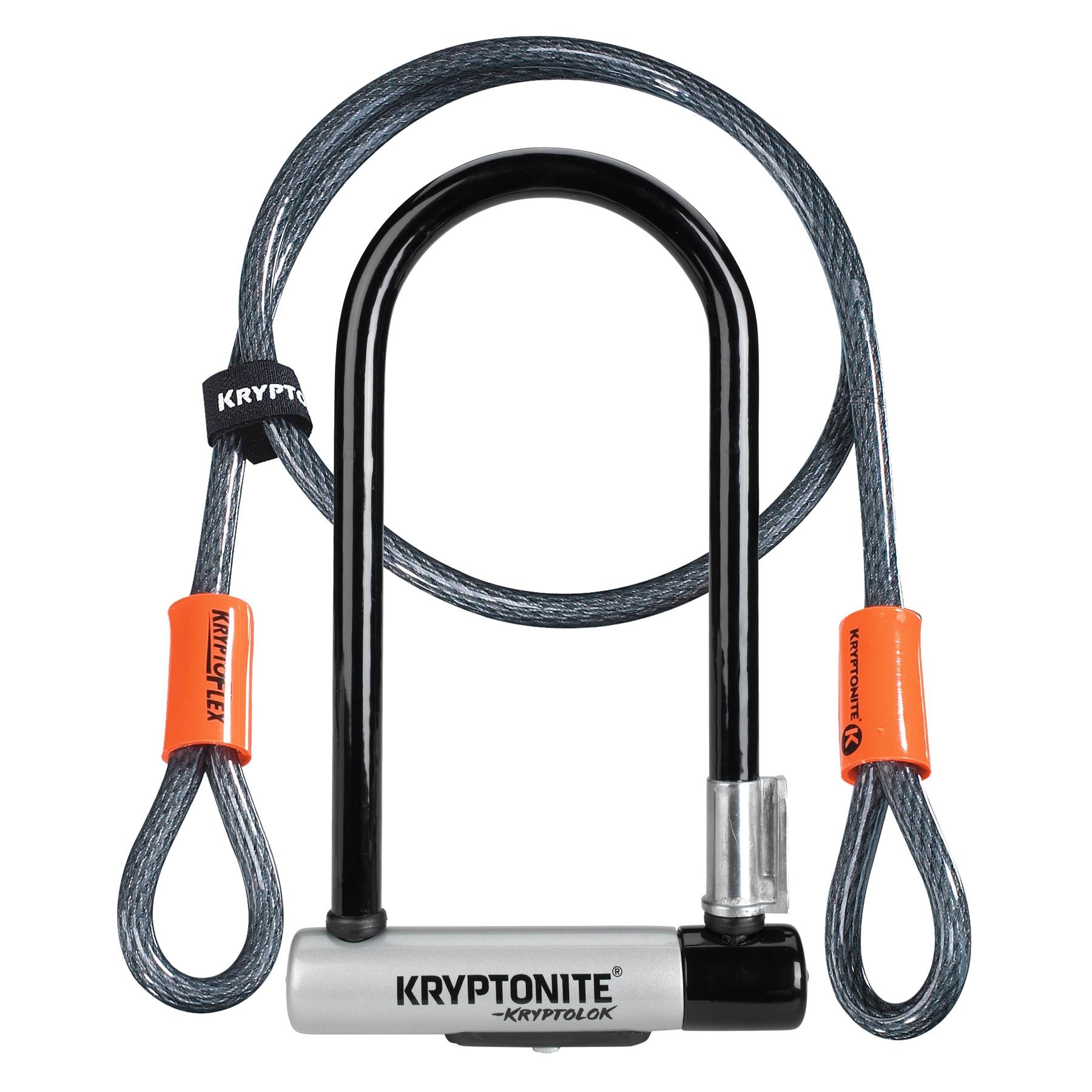 Kryptonite Kryptolock - U-Lock avec un câble kryptoflex