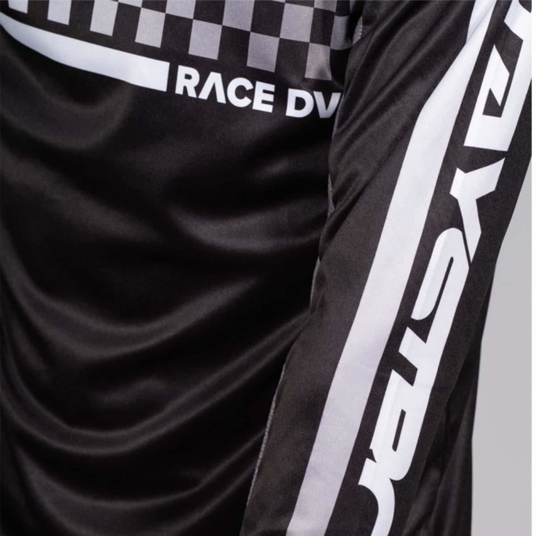Stay Strong Checker Race Jersey - Black