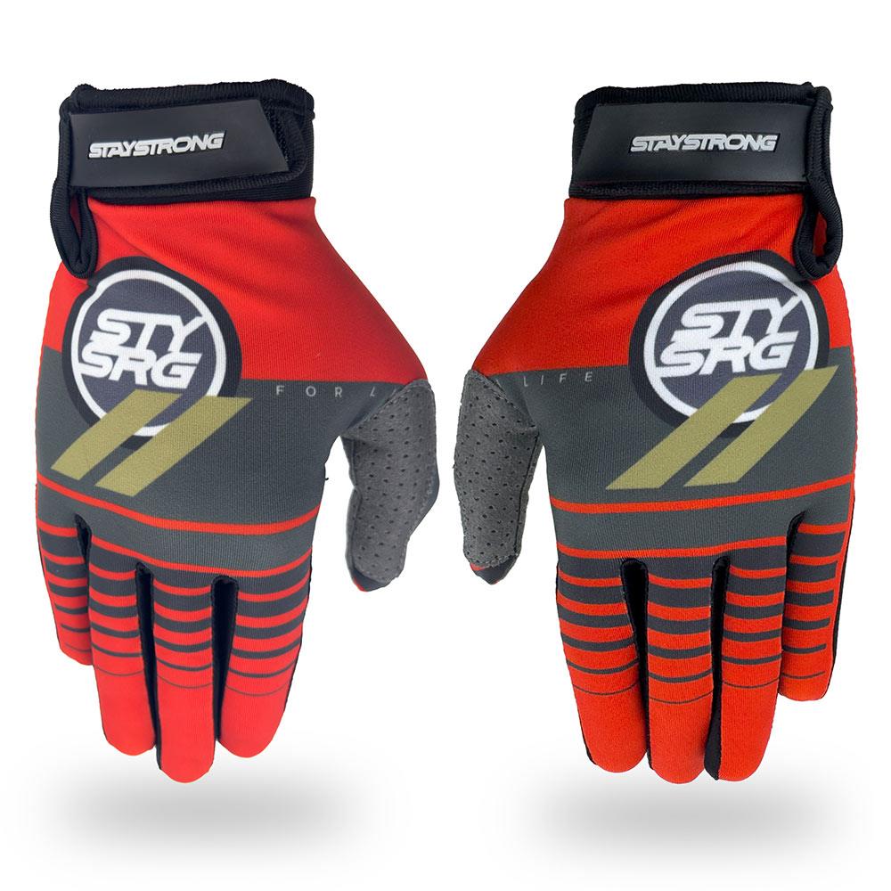 Stay Strong for Life Youth Gloves - Red