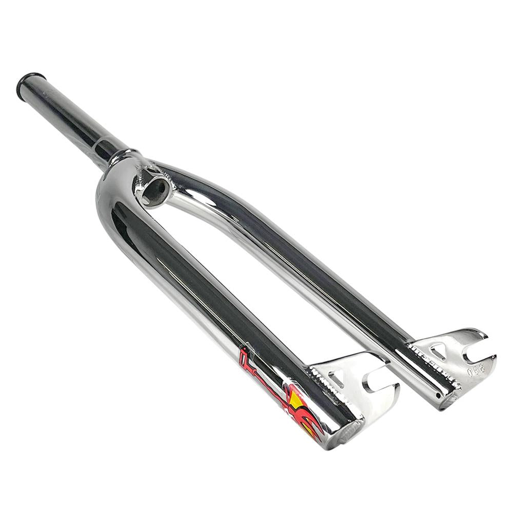 S&M Shield Pitchfork - Limited Edition Chrome - 33mm Offset