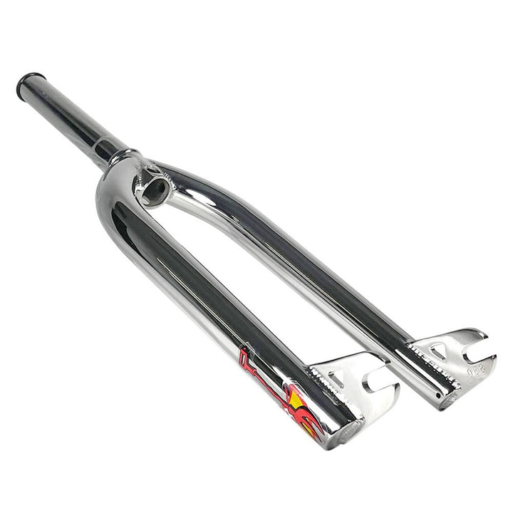 S&M Shield Pitchfork - Limited Edition Chrome - 33mm Offset