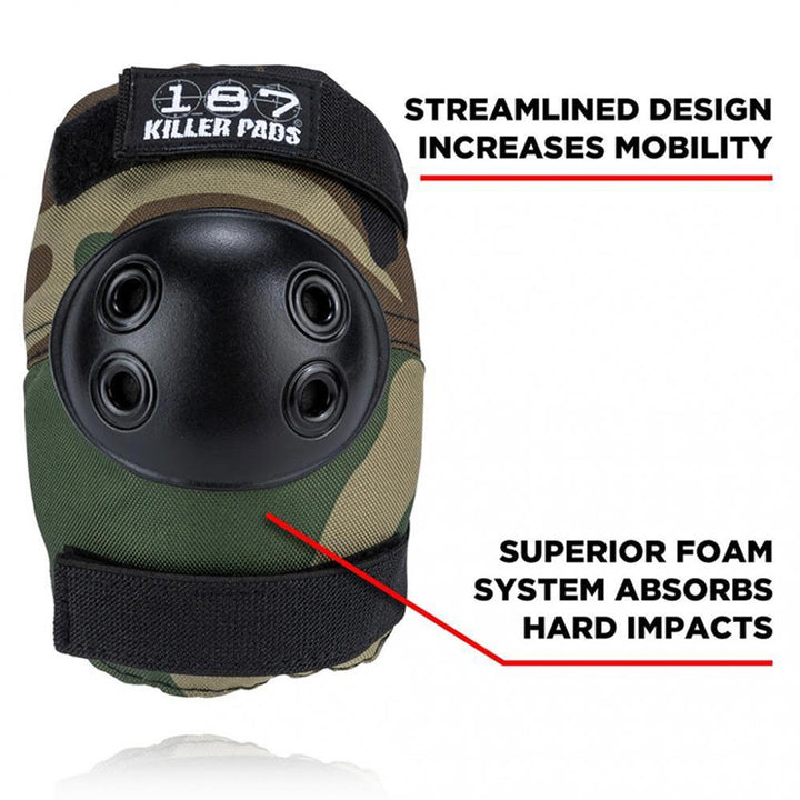 187 Killer Pads Combo Pack Knee and Elbow - Camo