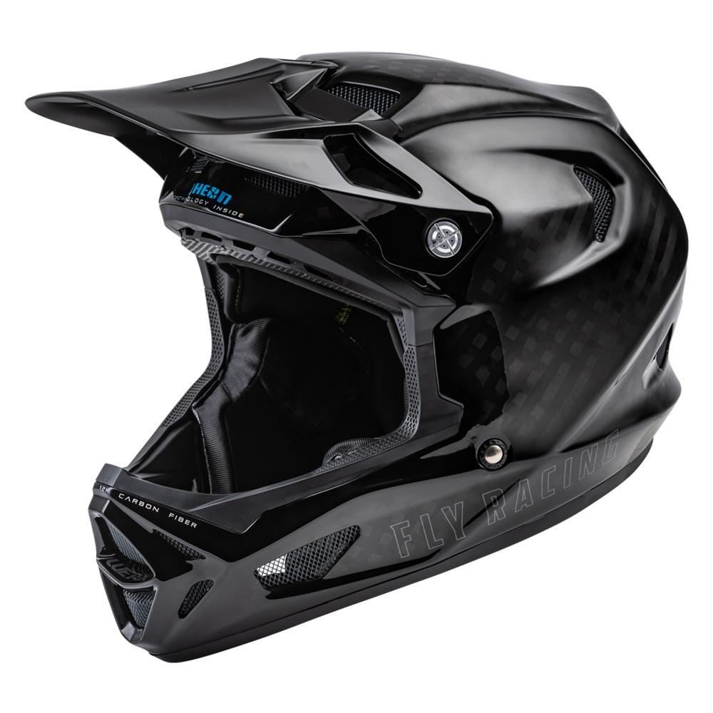 Fly Racing Werx-R Carbon Solid Helmet - Black Carbon