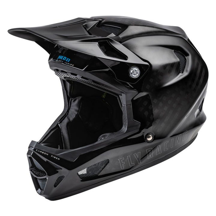 Fly Racing Werx-R Carbon Solid Helmet - Black Carbon