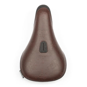 BSD Grime Skull Repeat Fat Pivotal Seat - Brown