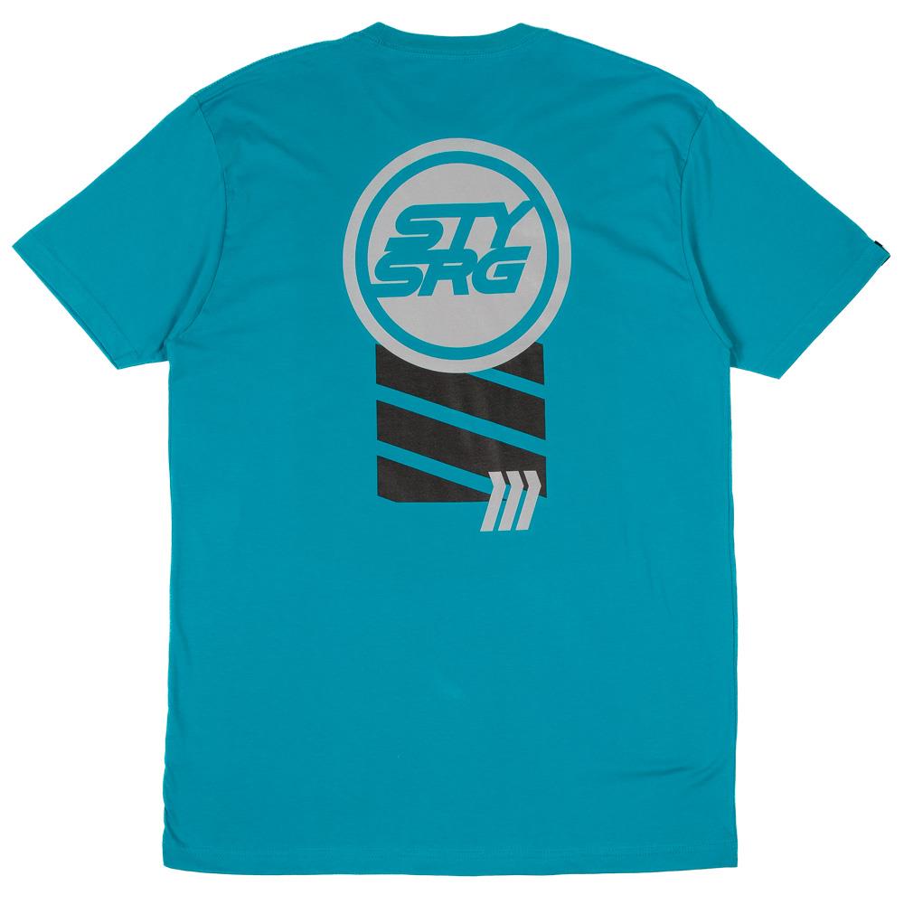 Stay Strong V4 T -Shirt - Stahl Blau
