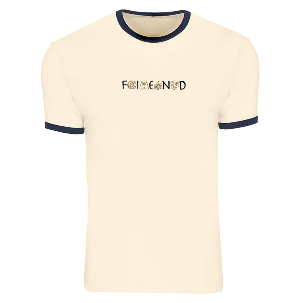Fiend Raekes Ringer T-shirt - Natural/Black